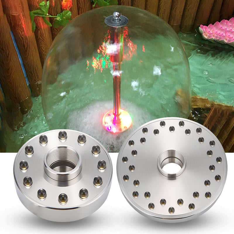 Metallic components with threaded holes on a white background &ndash; HuiQi Fountain