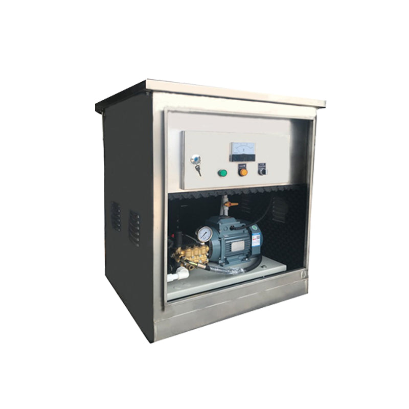 Industrial machine with control panel on a white background &ndash; HuiQi Fountain