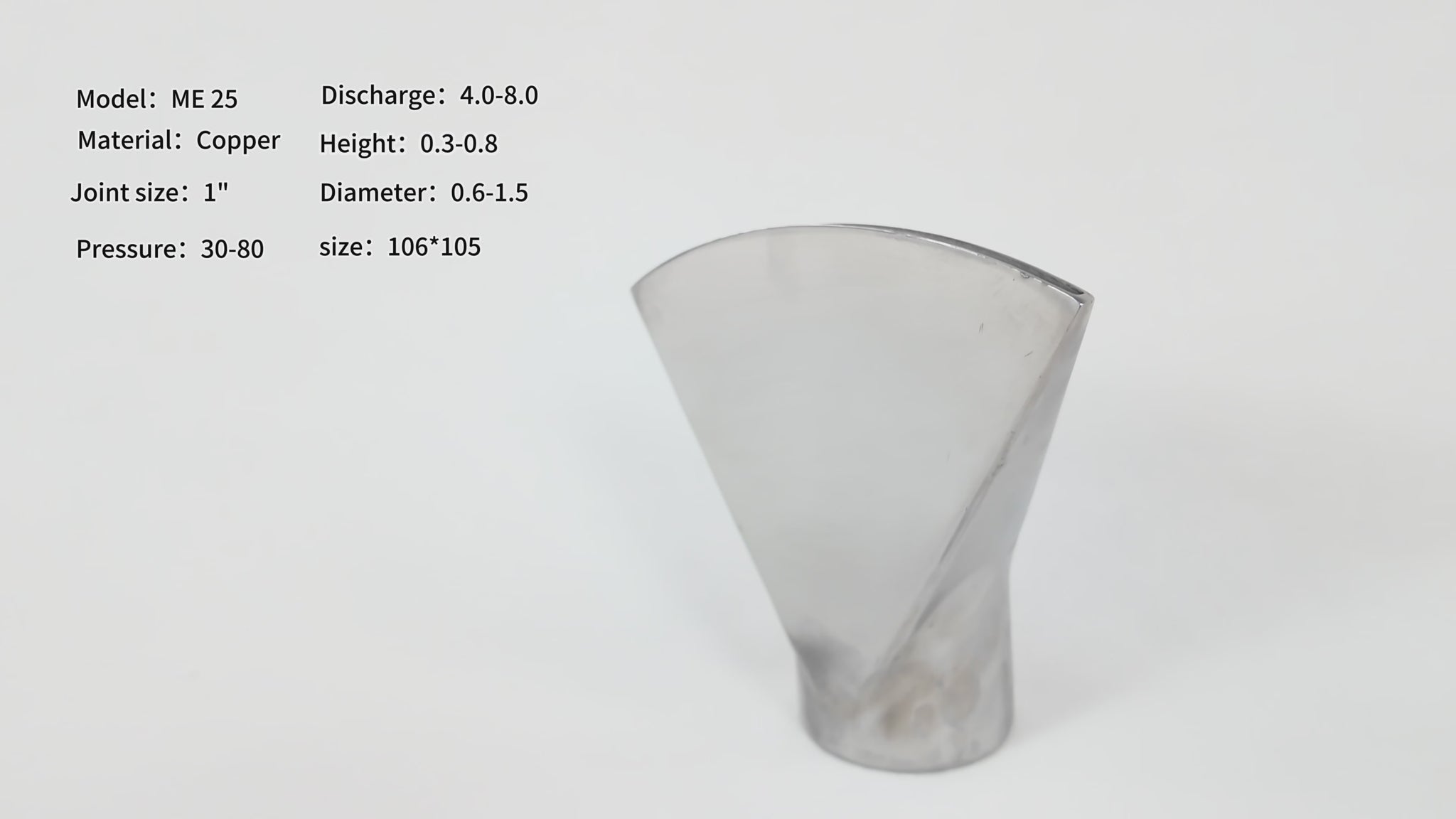 ME&MES Series – Fan-Shaped Water Film Nozzles