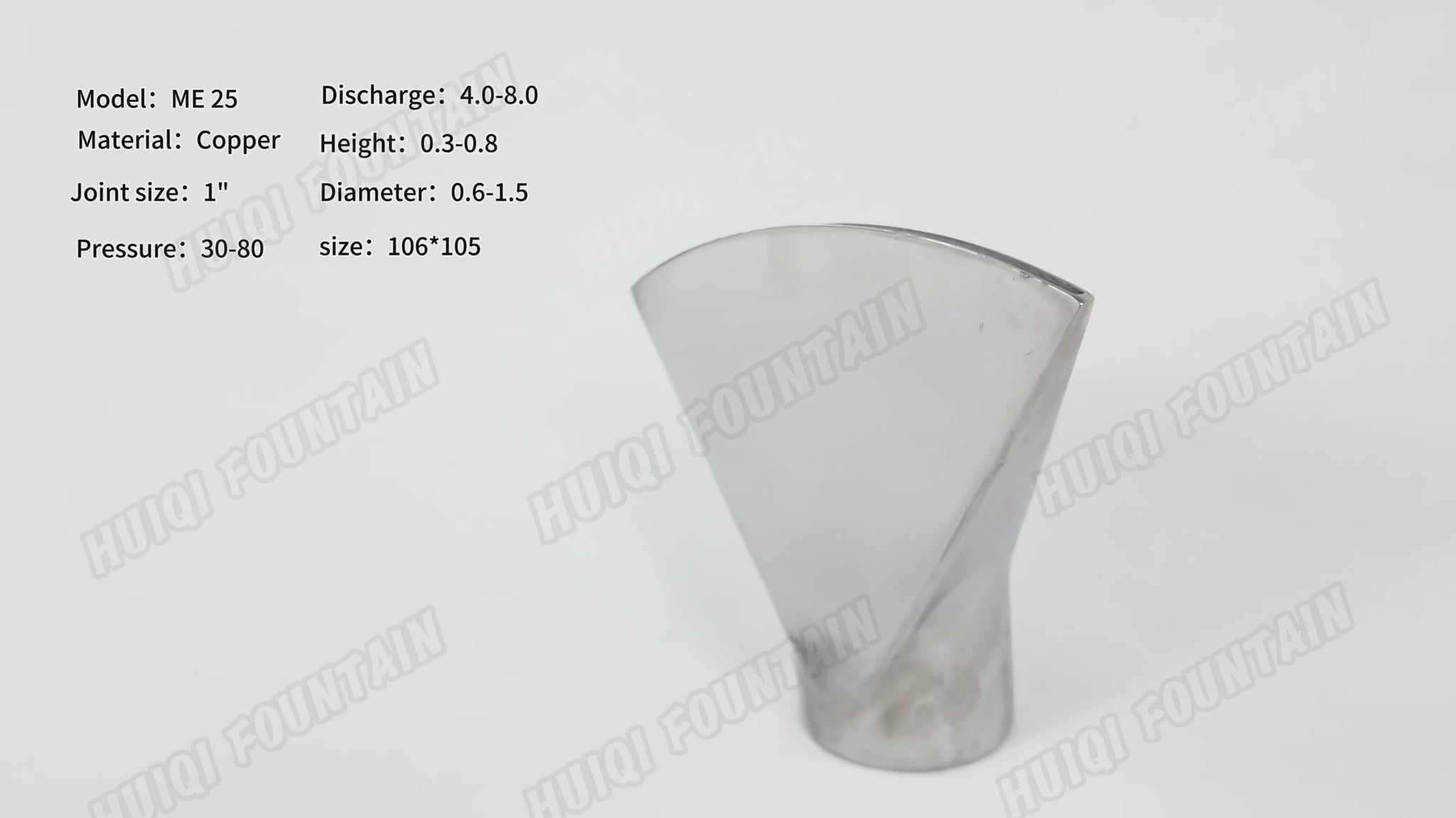 ME&MES Series – Fan-Shaped Water Film Nozzles