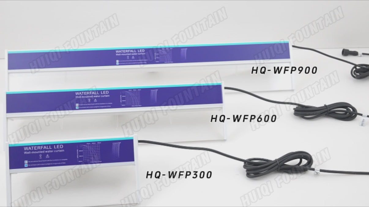 HQ-WFP Series PVC Colorful Waterfall – HuiQi Fountain