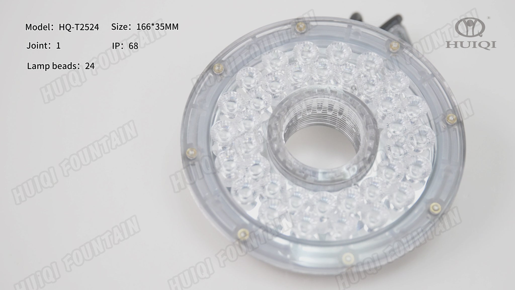 HQ-T20/25/40 Multi-Control Modes Fountain & Pool Lights