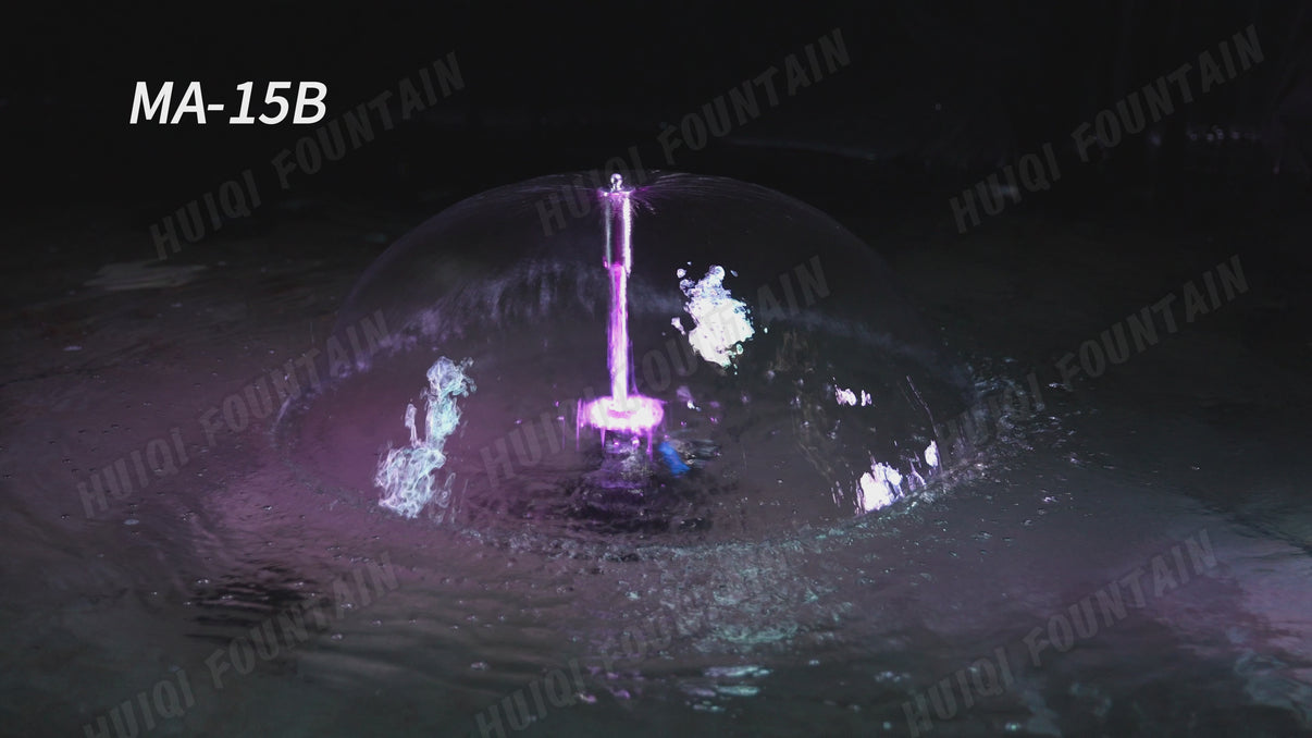 MA Series Copper & Stainless Steel Crystal Mushroom Nozzle – HuiQi Fountain