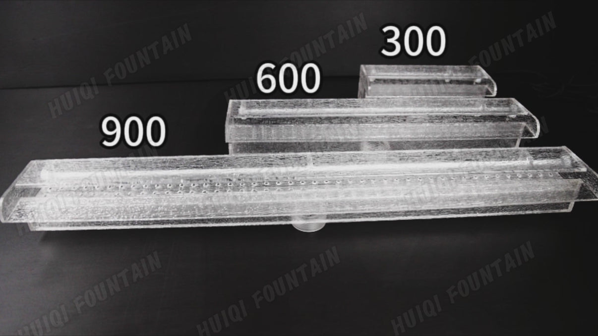 HQ-WFL Colorful Acrylic Waterfall - Waterproof LED Fountain Pool – HuiQi Fountain