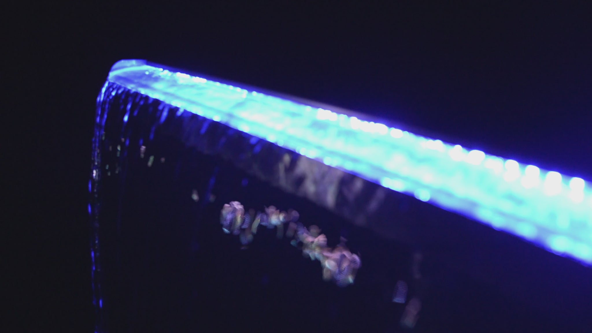 HQ-WFS Series 304 Stainless Steel Waterfall with LED Light