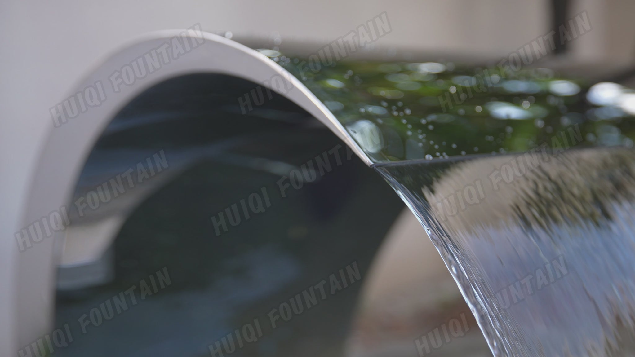 WF01 SPA Water Curtain Arc-Hook Waterfall - Pool & Spa Fountain