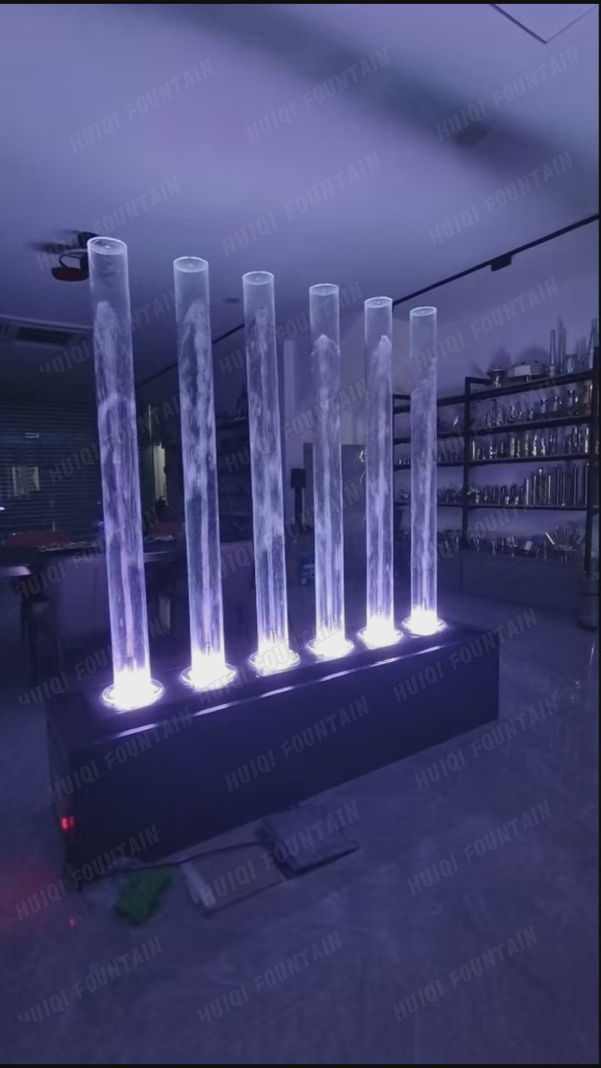 RF Series Stainless Steel Fountain Column - Modern Water Feature