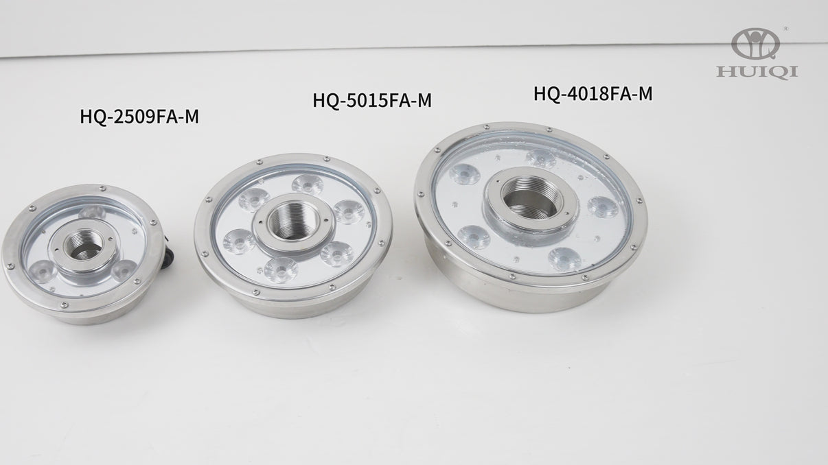HQ-FA Series LED Fountain Lights – IP68 Waterproof Lighting &ndash; HuiQi Fountain