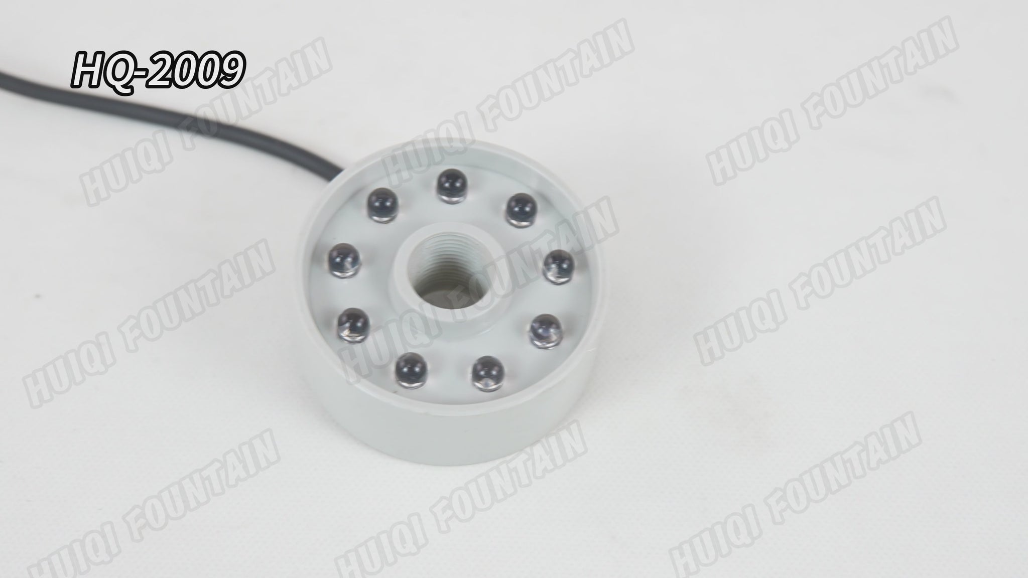 HQ-2009 Plastic Fountain Light - LED Waterproof Lighting for Pools & Gardens