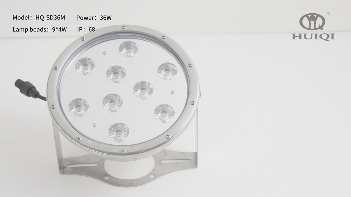 HQ-SD Series Professional LED Spotlights | IP68 Waterproof Lighting &ndash; HuiQi Fountain