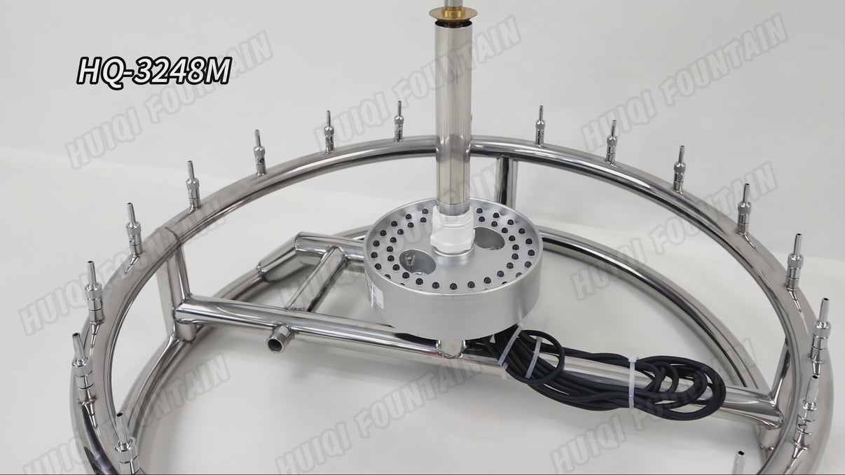 HQ-M Series Atomizer Fountain Lights – RGB LED, IP68 Waterproof – HuiQi Fountain