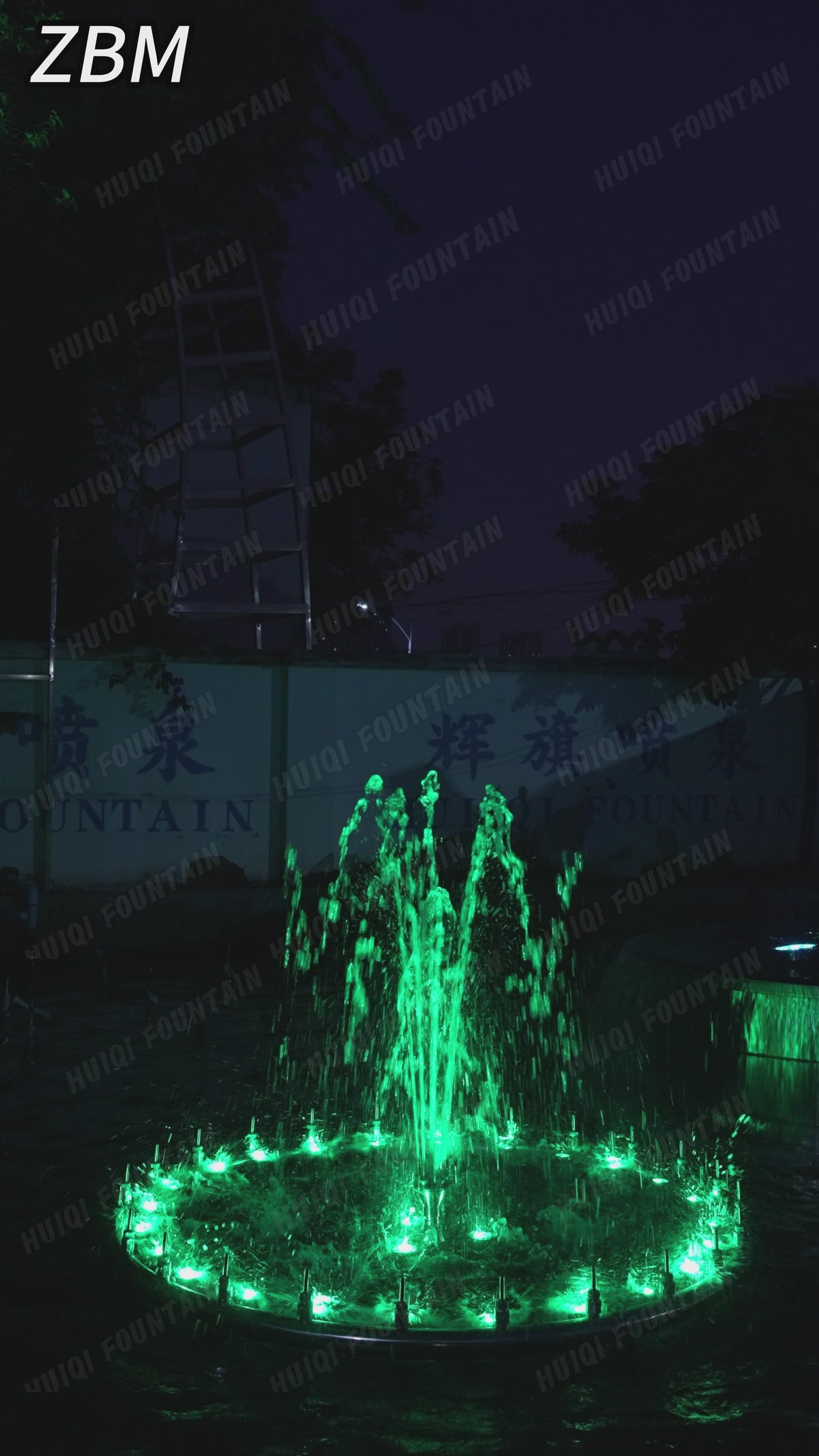 ZBM Series Copper Straight Jet Nozzles – Adjustable ±10° – HuiQi Fountain