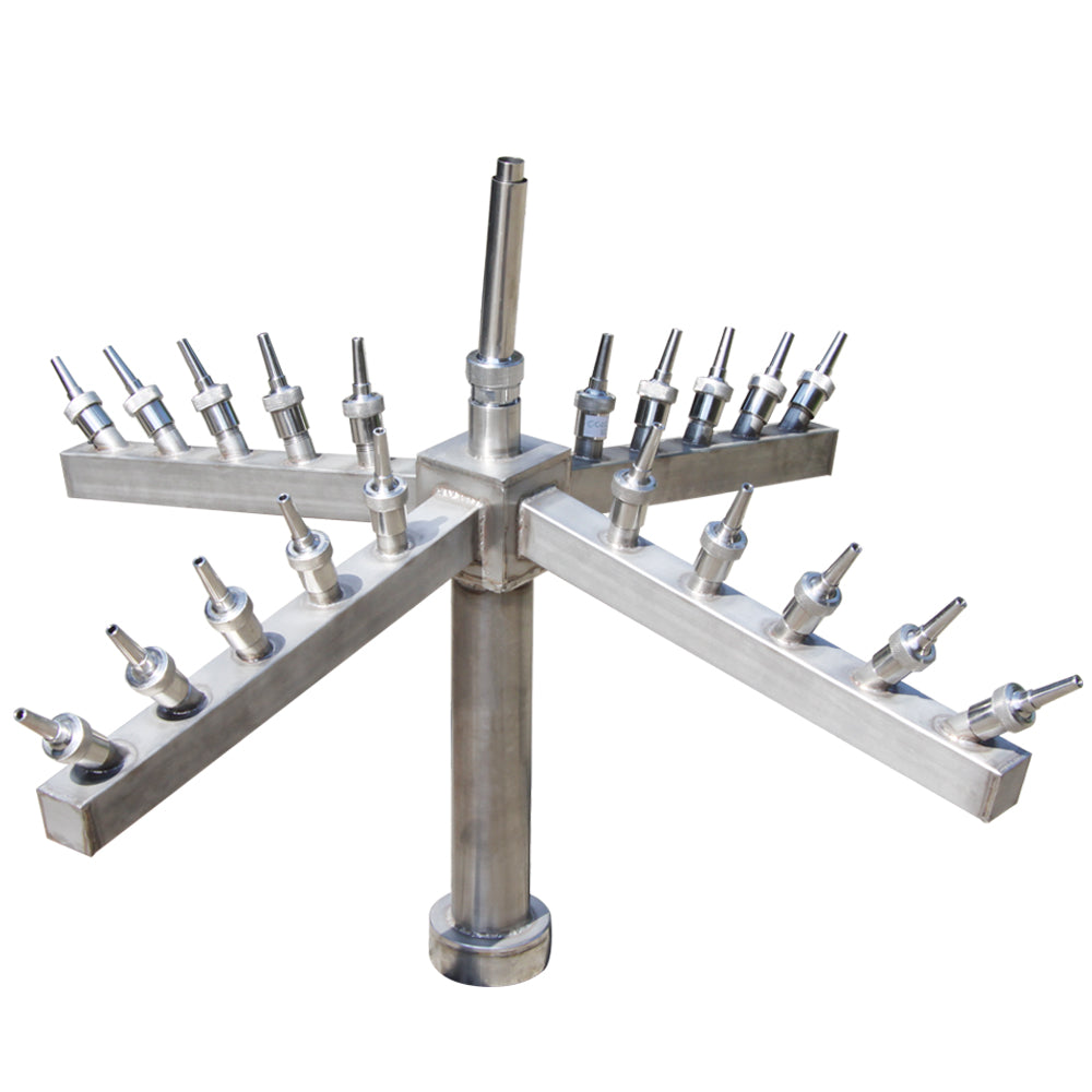 SQBS Series Foam Water Column Nozzle | Stainless Steel, Air-Infused Foam Effect component with multiple nozzles             &ndash; HuiQi Fountain